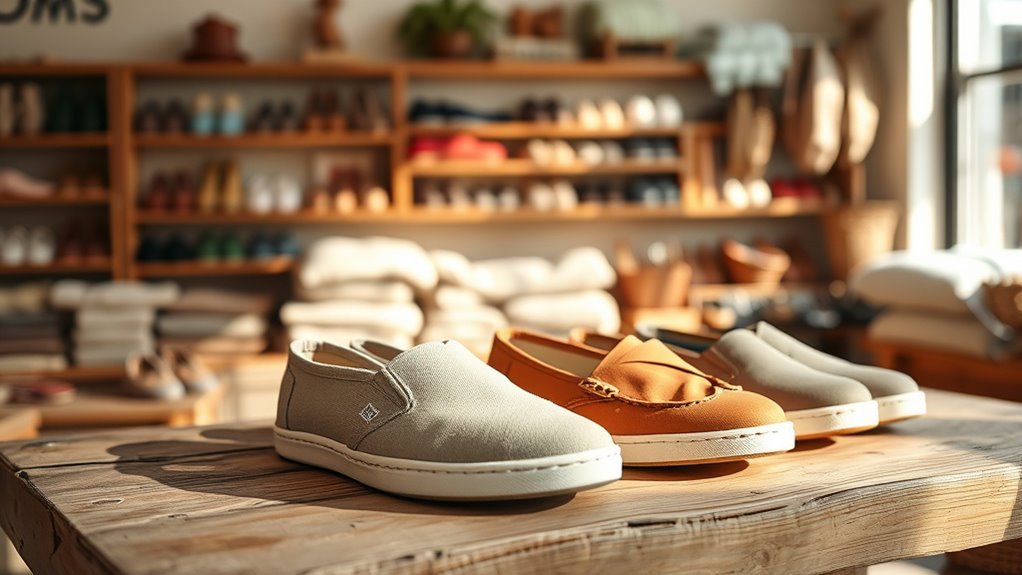 comfortable stylish charitable footwear