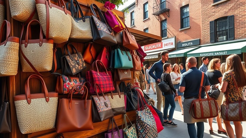 diverse bingo handbags available