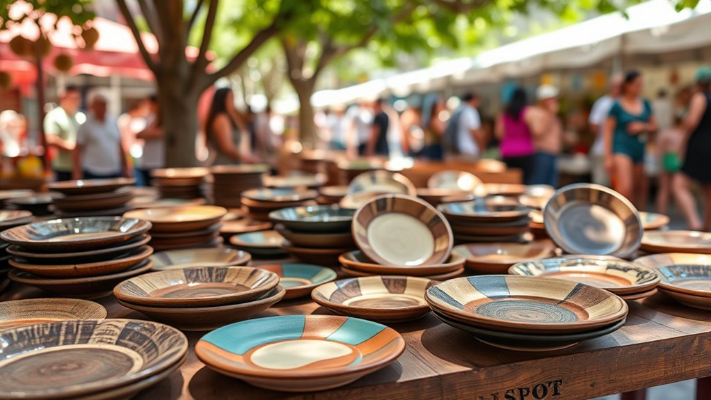 handcrafted unique dessert plates