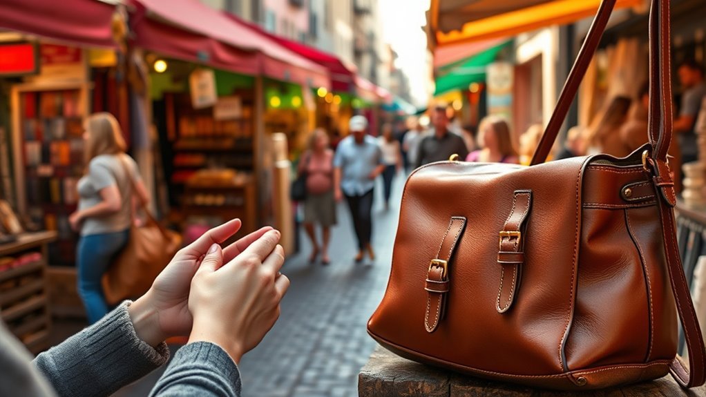 handmade leather handbags bargains
