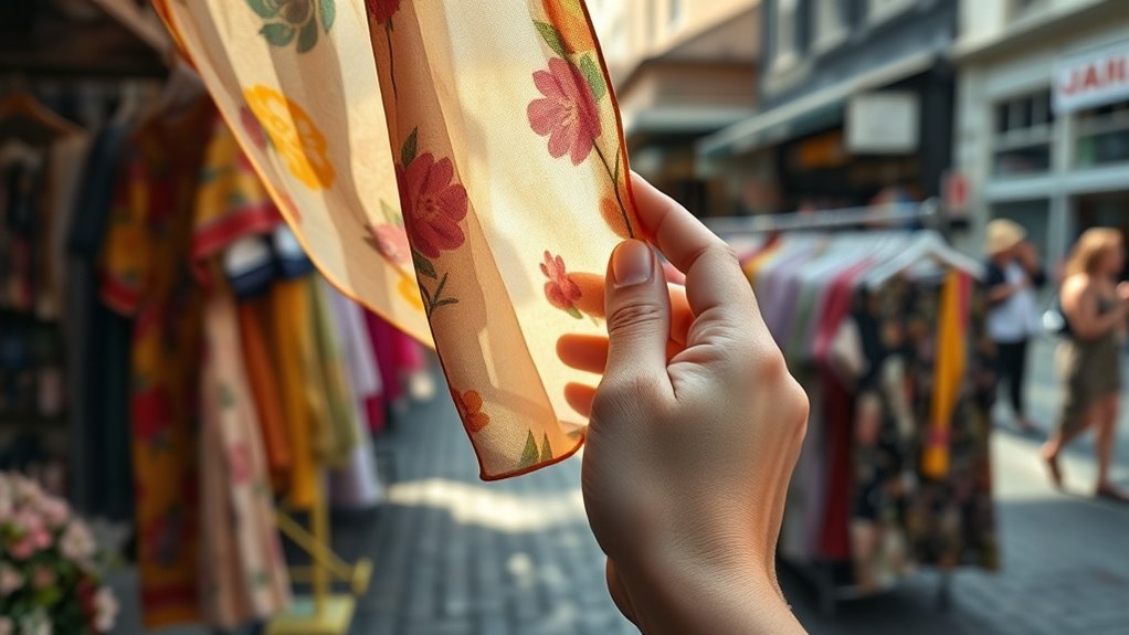 inspect vintage fabric quality