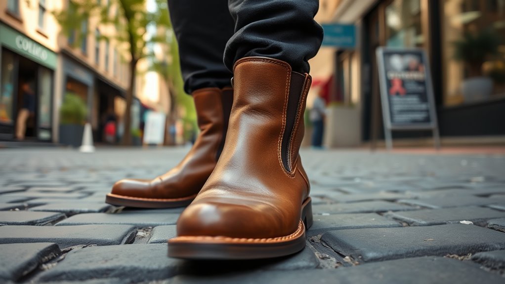 stylish sustainable slip on boots