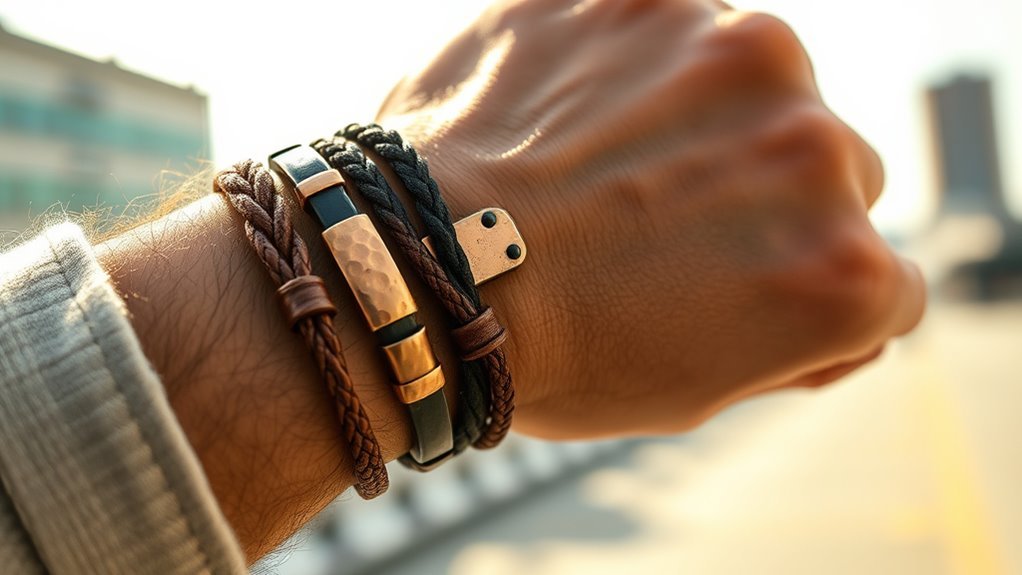 trending twisted copper bracelets