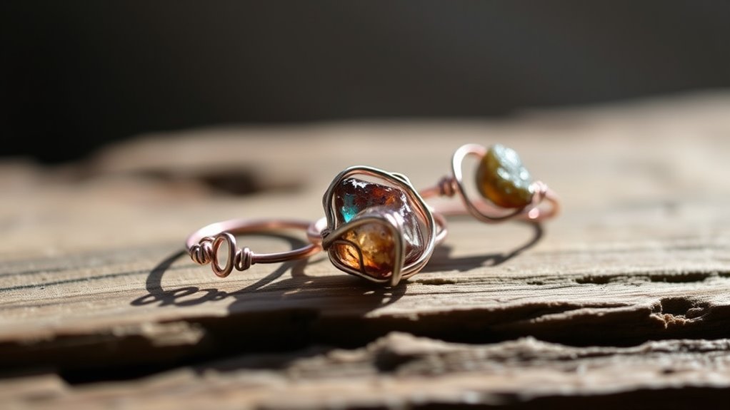 unique handcrafted gemstone rings