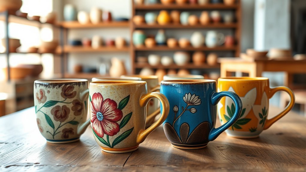 unique local artisan mugs