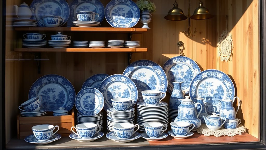 vintage blue willow treasures