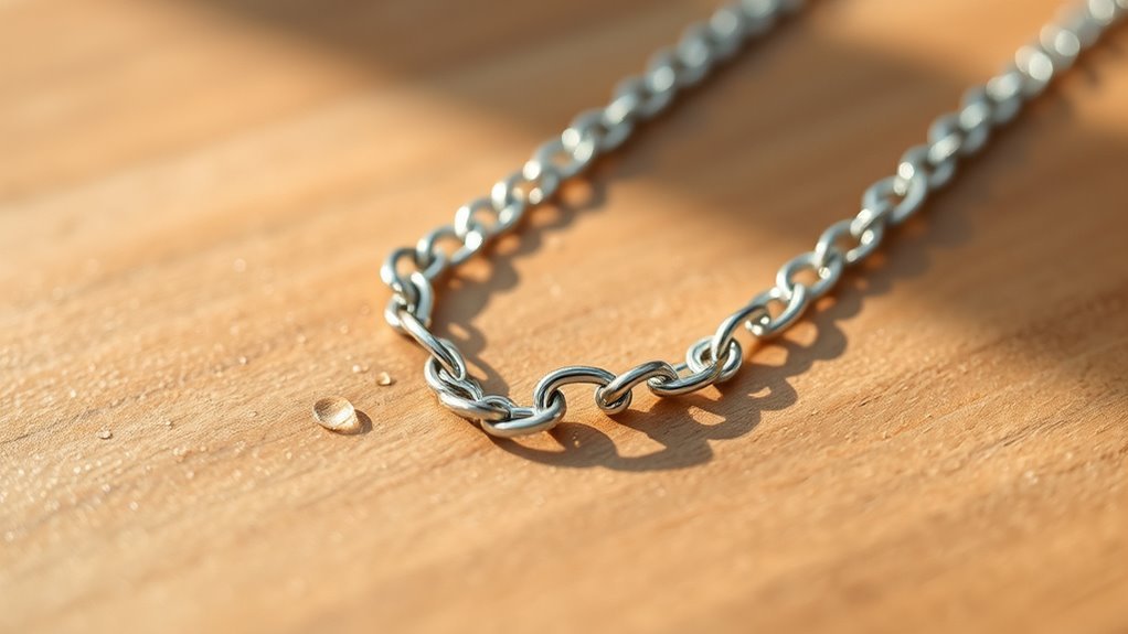 alloy necklaces do rust
