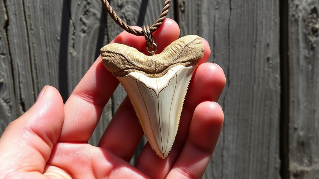 authentic shark tooth necklace indicators