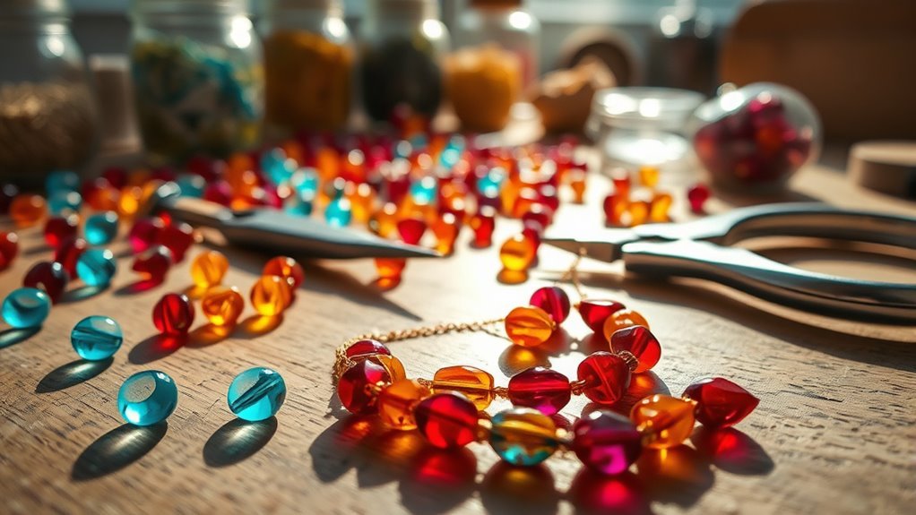 bead necklace crafting guide