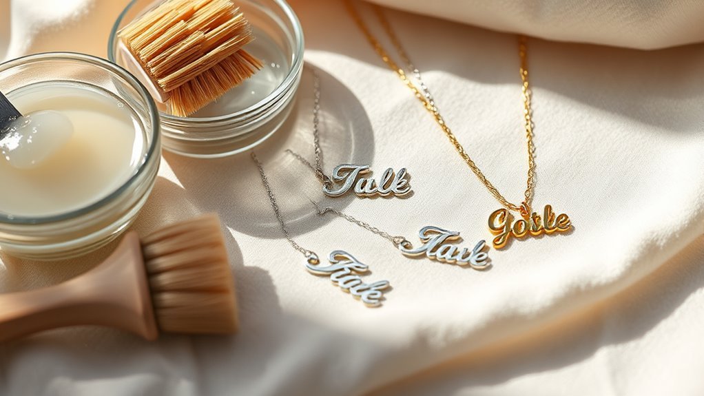 care for name necklaces