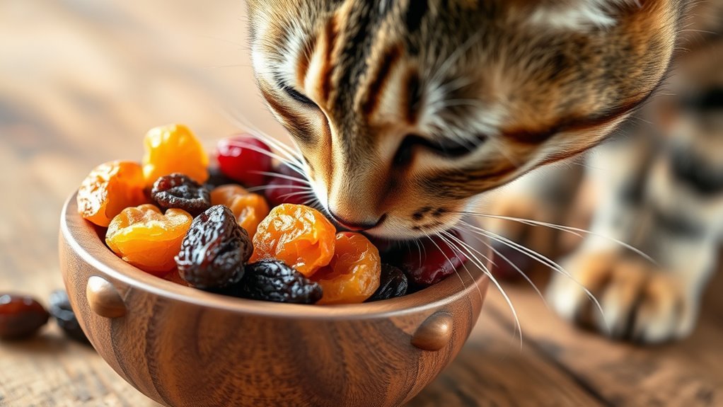 cats should avoid dried fruit