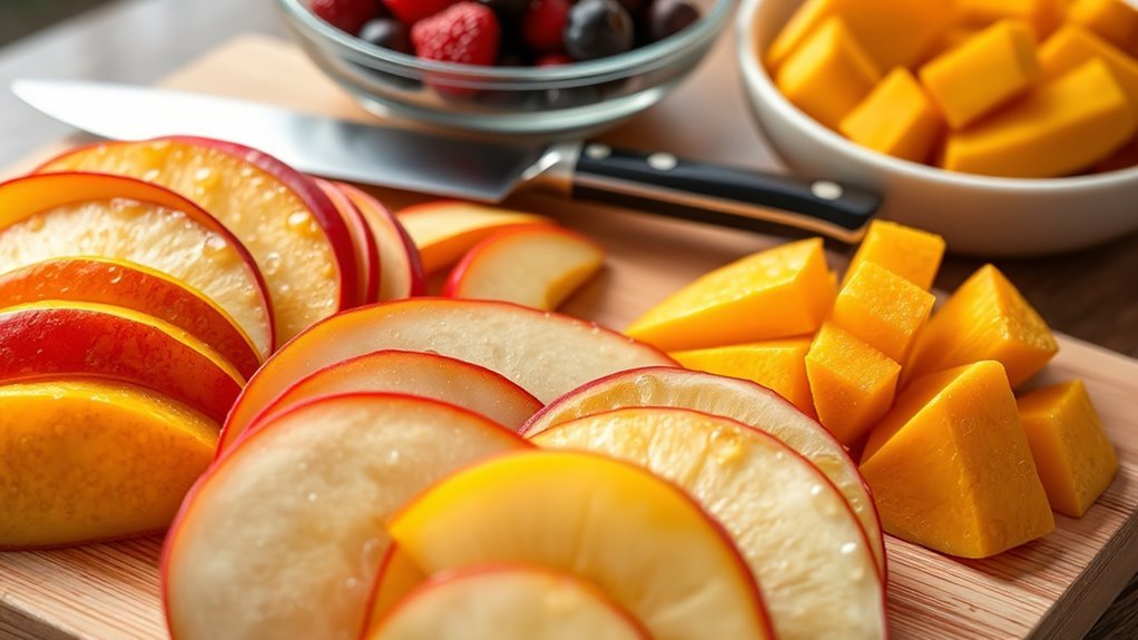 choose ripe fruits carefully