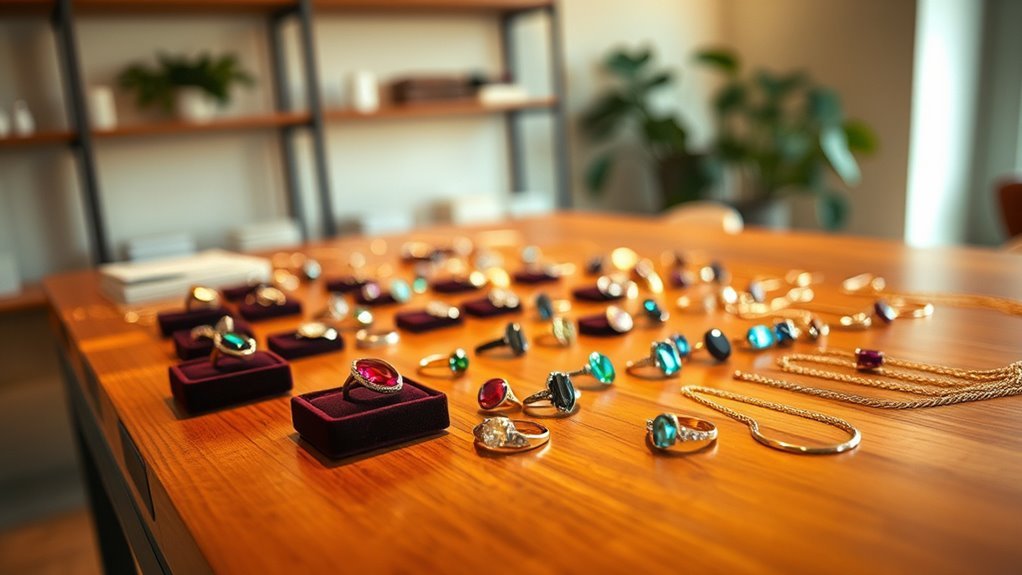 colorful gemstone rings gifts