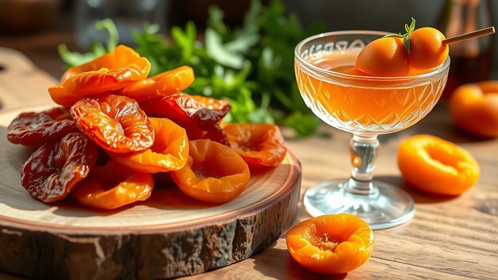 elevate cocktails with apricots
