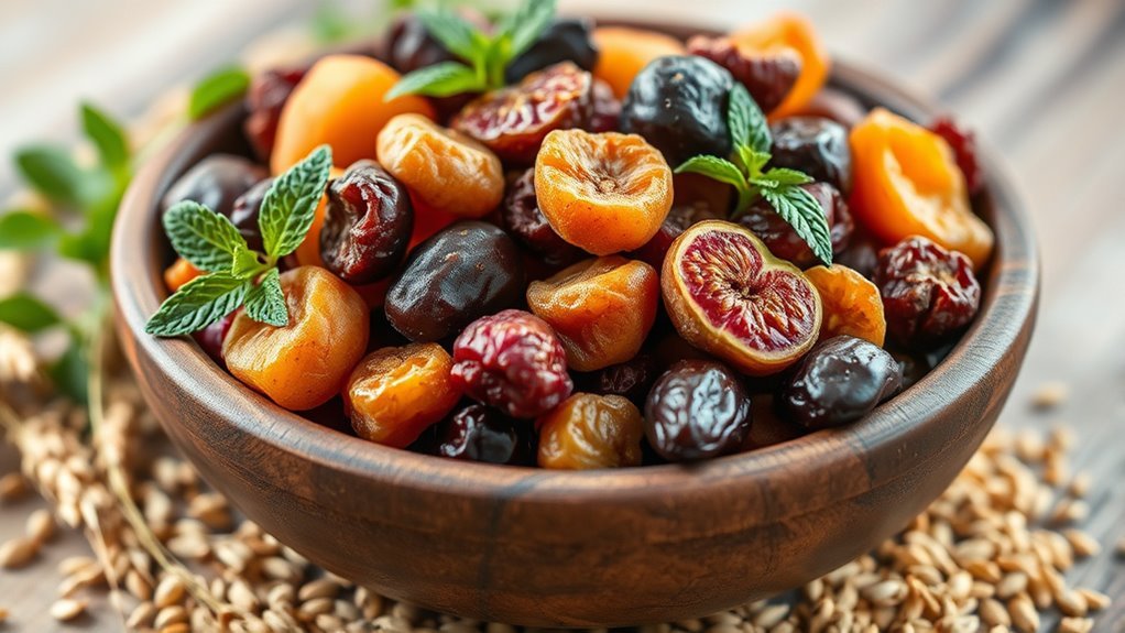 fiber rich dried fruit benefits