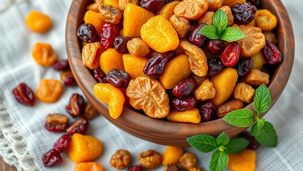 fiber rich unsweetened dried fruit