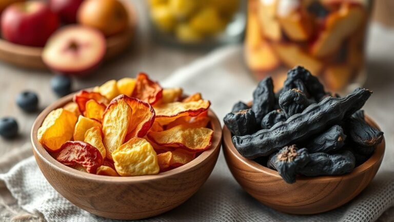 freeze dried versus dried fruit