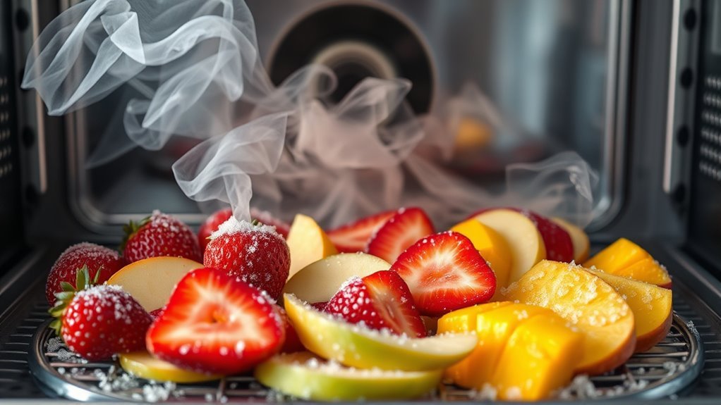 freeze drying fruit process