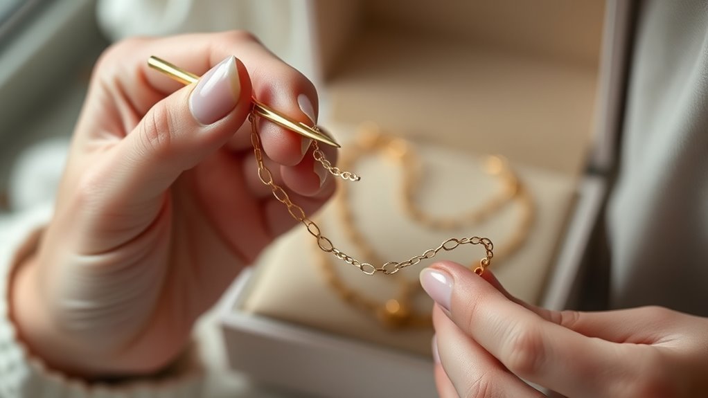 gentle knot loosening techniques