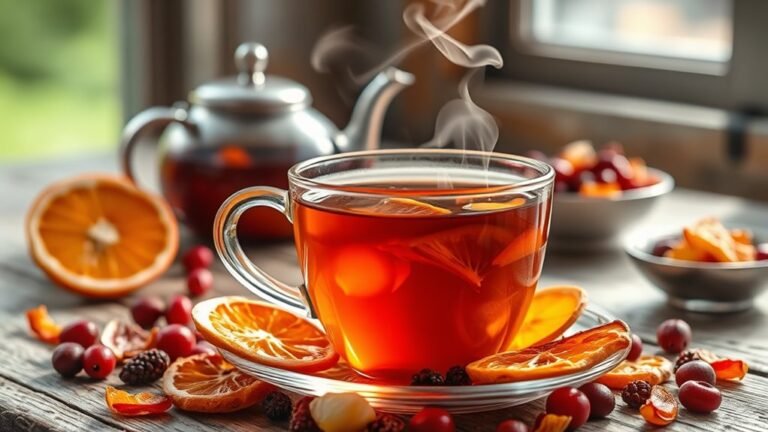 homemade dried fruit tea