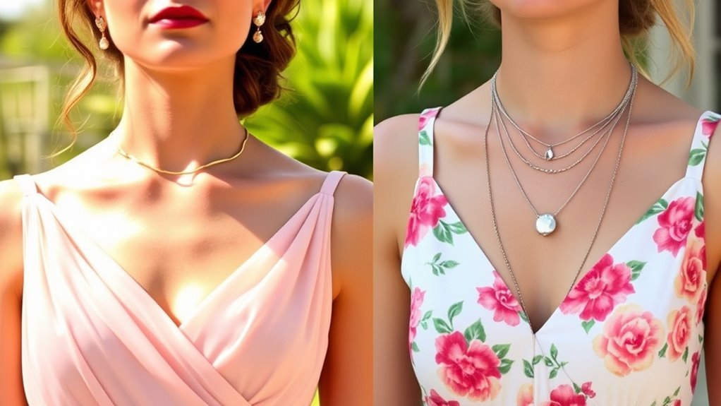 necklace styling for occasions