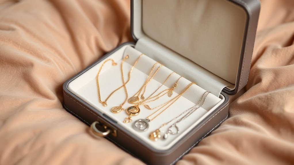 organized protected travel jewellery
