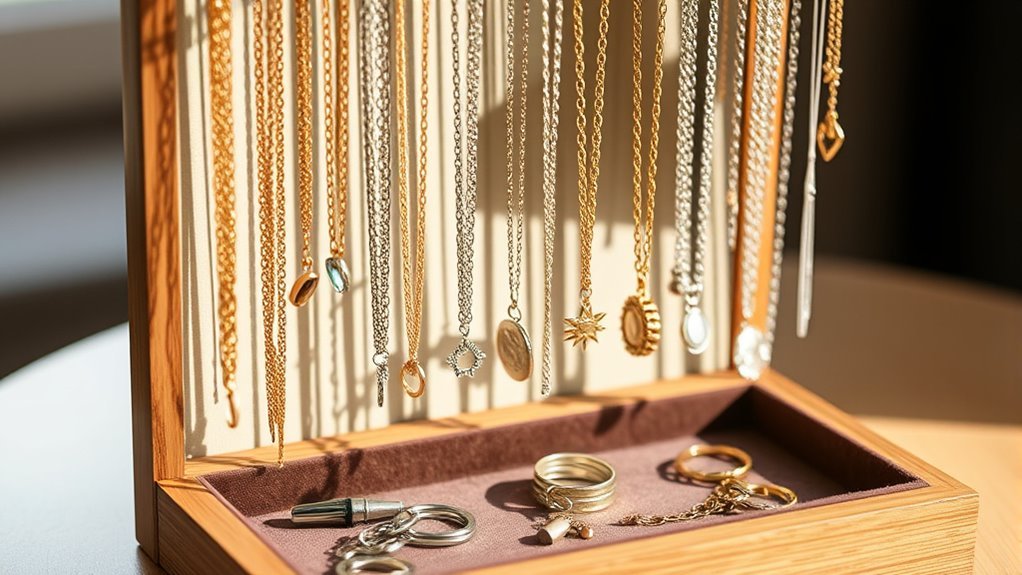 prevent necklace tangling techniques