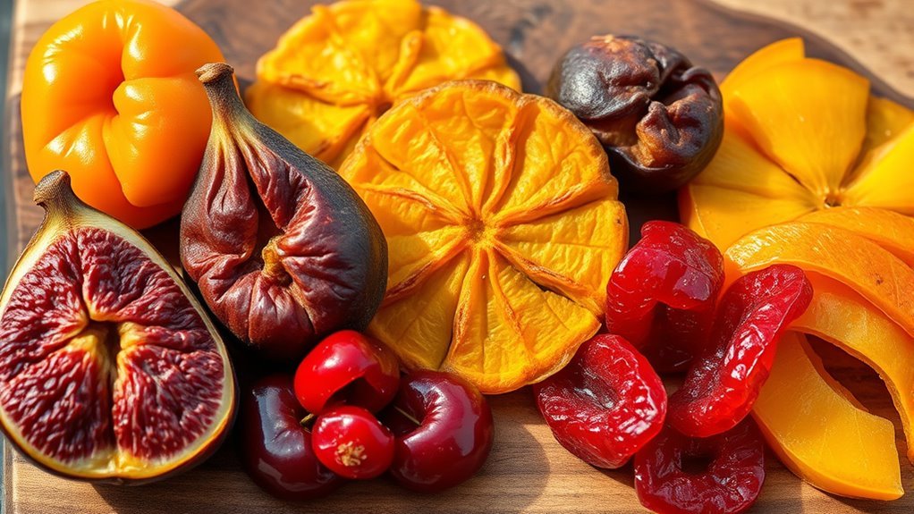 tasty varieties of sun dried fruits