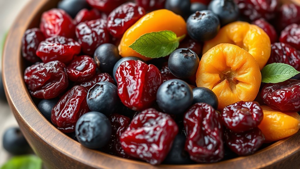 unsweetened dried fruits antioxidants